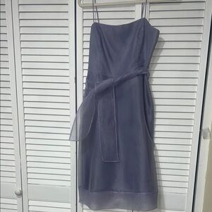 Laundry By Shelli Segal Blue Tie Front Sundress